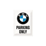 Metalinė plok&scaron;tė 30x40 cm, BMW Parking only