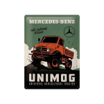 30x40 cm metalinė plok&scaron;tė/Mercedes-Benz - Unimog