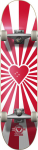 Heart Supply Burst Logo riedlentė 8", raudona