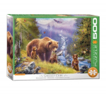 Dėlionė Eurographics, 6500-5546, Grizzly Cubs, 500 d.