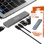 7in1 USB-C HDMI 4K SD Thunderbolt adapteris Zenwire BYL-2011