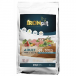 Ironpet Turkey Large Giant Adult sausas maistas didelių veislių &scaron;unims, 12kg