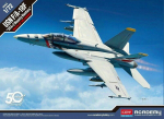 Klijuojamas Modelis Academy 12567 USN F/A-18F "VFA-2 Bounty Hunters" 1/72