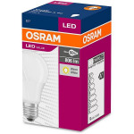 BEC LED Osram, soclu E27, galia 8,5 W, forma classic, lumina alb calda, maitinimo įtampa 220&ndash;240 V, "000004052899326842" (0,45 leis verde)