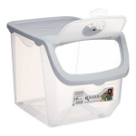 Daržovių dėžutė, pilka-skaidri, 12 l.