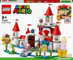 LEGO 71408 Super Mario Peach pilies i&scaron;plėtimo rinkinys, pilies forto žaislas, lankelis, rupūžės figūrėlė, 8 metų vaikas