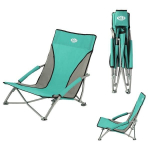 Sulankstoma kėdė Nils Camp Nc3035, turki&scaron;ko-pilka, su dangčiu