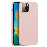 Dux Ducis Grit Leather skirtas iPhone 14 Plus (MagSafe), rožinė