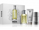 Rinkinys Hugo Boss No. 6 Bottled vyrams: tualetinis vanduo EDT, 100 ml + du&scaron;o želė, 100 ml + dezodorantas, 75 ml