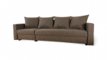Transformeris "Lona" Sofa - Lova - Kampinė sofa, Pilka