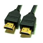 Auk&scaron;tos spartos HDMI kabelis su Ethernet, 2m, auksuotas, juodas