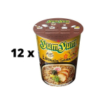 Greitai paruo&scaron;iami makaronai YUM YUM, vi&scaron;tienos sojos skonio, 70 g x 12 vnt. pakuotė