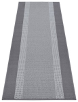 Kilimas Hanse Home Band, 80x200 cm, pilkas