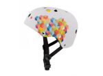 Sun Baby &scaron;almas vaikams M 54-58 cm, LED žibintas, magnetinis užsegimas, baltas, Sun Baby &scaron;almas vaikams M 54-58 cm, LED žibintas, magnetinis užsegimas, baltas