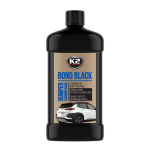 Juodiklis gumos ir plastiko atnaujinimui K2 Bono Black 500 ml