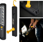 Akumuliatorinė Led dirbtuvių lempa su dinamų