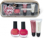 Nagų lakų ir lūpų blizgesių rinkinys Magic Studio Colorful