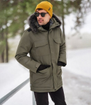 Huppa Žieminė striukė ARON 2, dark green