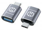 GRAUGEAR USB 3.2 Gen2 Adapteris Type-A į Type-C, 2 vnt.