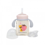 Pereinamasis buteliukas Marcus & Marcus PPSU, 180 ml, rožinis