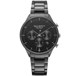 Vyri&scaron;kas laikrodis Paul Hewitt Solar Chrono Gun Metal Black PH-W-0297 PH-W-0297