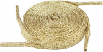 Metalizuoti platūs batrai&scaron;čiai 25 mm 120 cm, spalva aukso