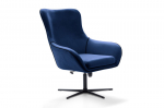 Fotelis Laski Meble Elis, mėlynas