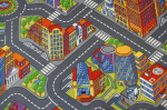 Rugsx vaiki&scaron;kas kilimas Big City, 200x350 cm