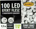 Bulinex &scaron;altai baltos LED lempos, 100 LED, 9,9 m