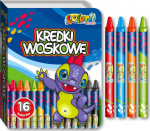 Penmate Kolori Dino va&scaron;ko pie&scaron;tukai, 16 spalvų, dėklas