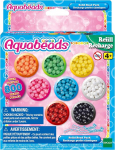 Aquabeads - Įkraunamos klasikinės perliukų - 800 perlų 8 skirtingų spalvų