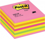 Post-it&reg; lipnūs lapeliai 76x76mm, 450 vnt., saldainių rožiniai