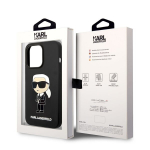 Karl Lagerfeld Liquid Silicone Ikonik NFT iPhone 14 Pro Black