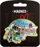 Magnetas "I love Poland" Krokuva ILP-MAG-A-KRA-24 - Mr Dragon