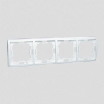 Kontakt Simon Basic 4-modulių rėmelis, baltas