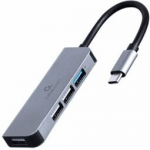 Gembird 4-port USB Type-C Hub