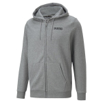 Džemperis vyrams Puma ESS FZ Hoody FL M Medium Gray Heat 84724202, pilkas