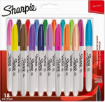 Sharpie Fine permanentiniai markeriai, 18 spalvų
