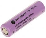 Europower LI-ION akumuliatorius BAT-ICR18650CIL/EP, 3.6 V