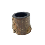 Get Lit Medinė kelmo žvakidė, 6 cm