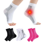 Kompresinės kojinės unisex Bahar, juodos, 2 vnt., S/M