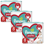 Sauskelnės Pampers Pants Jumbo Pack, 8 (18+ kg), 96 vnt.