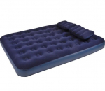 Dvigubas pripučiamas čiužinys su 2 pagalvėm ir pompa Avenli, 191x137cm