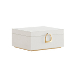 Papuo&scaron;alų dėžutė Songmics, 24x20,5x11 cm, balta