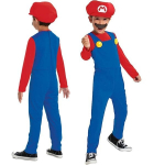 Karnavalinis kostiumas Super Mario, mėlynas