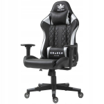Pasukama žaidimų kėdė, Helios, Kraken Chairs, sidabras/juoda