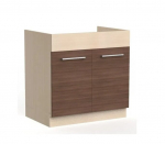 Pastatoma spintelė kriauklei Modena MD19, 80 cm, ruda