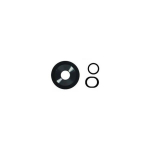 Huawei P60 Pro kameros stikliukas Black (only lens 3pcs) ORG