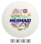 Neskęstantis diskgolfo diskas Discmania Fairway Driver Mermaid , baltas