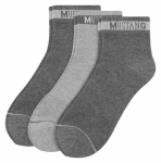 Mustang vyri&scaron;kos kojinės 3 vnt, pilkos/tamsiai pilkos, 39/42